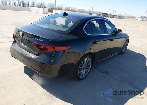 2017 Alfa Romeo Giulia Rwd from USA, damaged, VIN ZARFAEBN0H7536484